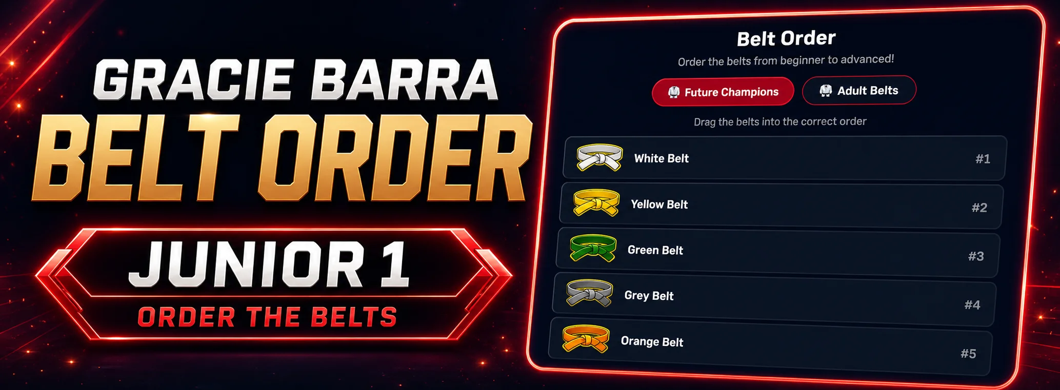 Belt Order