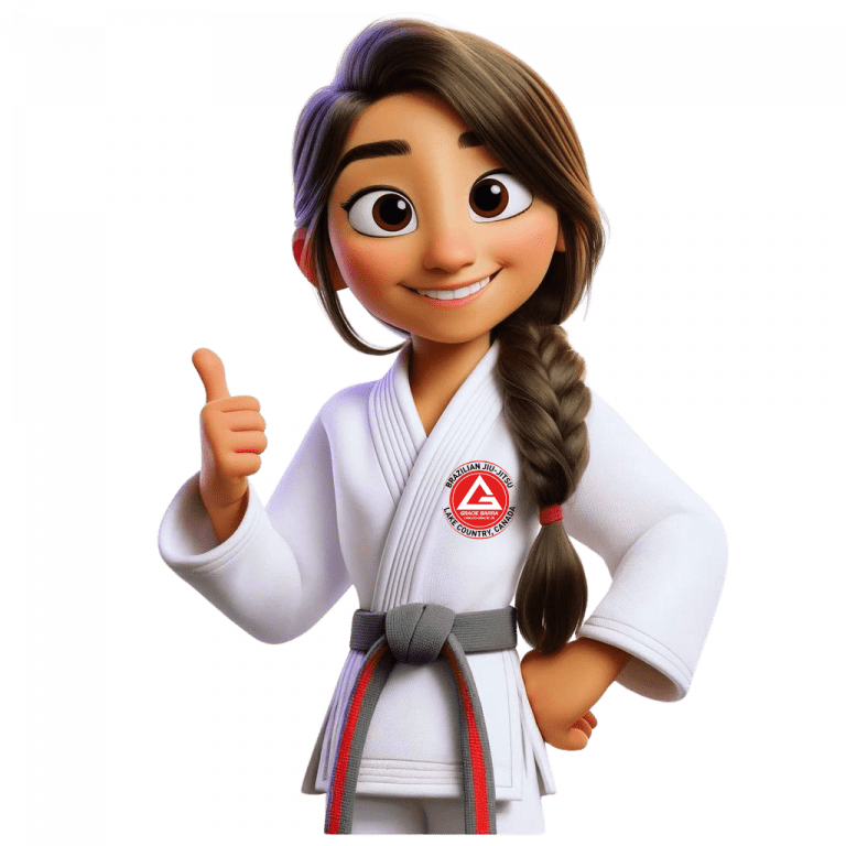 Gracie Barra Little Champion training Jiu-Jitsu